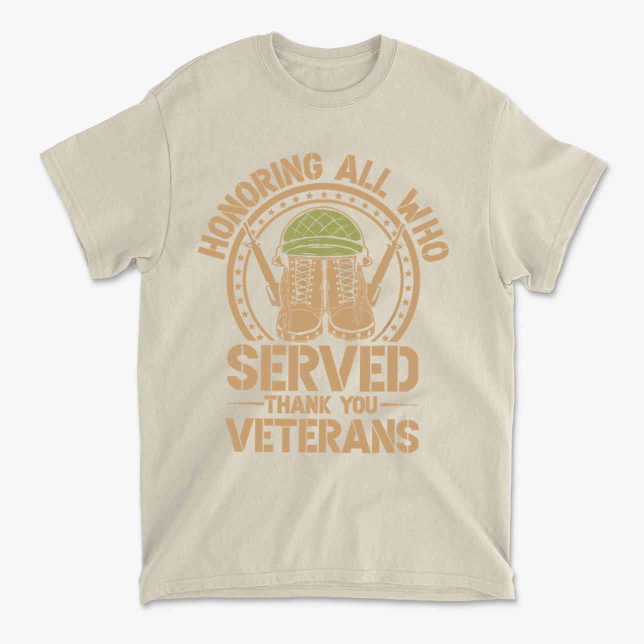 Honoring All Who Served Thank You Veterans Helmet And Boots