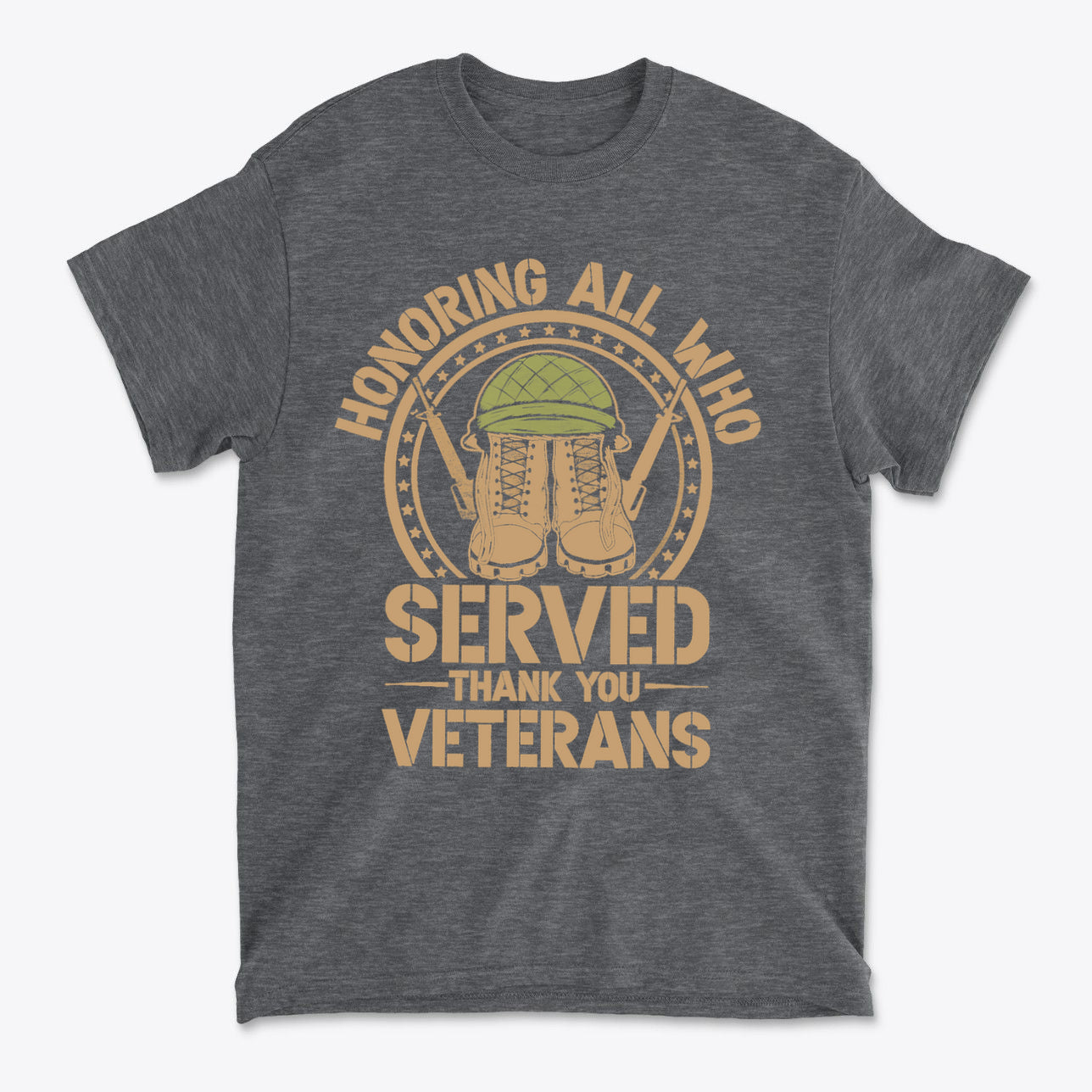 Honoring All Who Served Thank You Veterans Helmet And Boots
