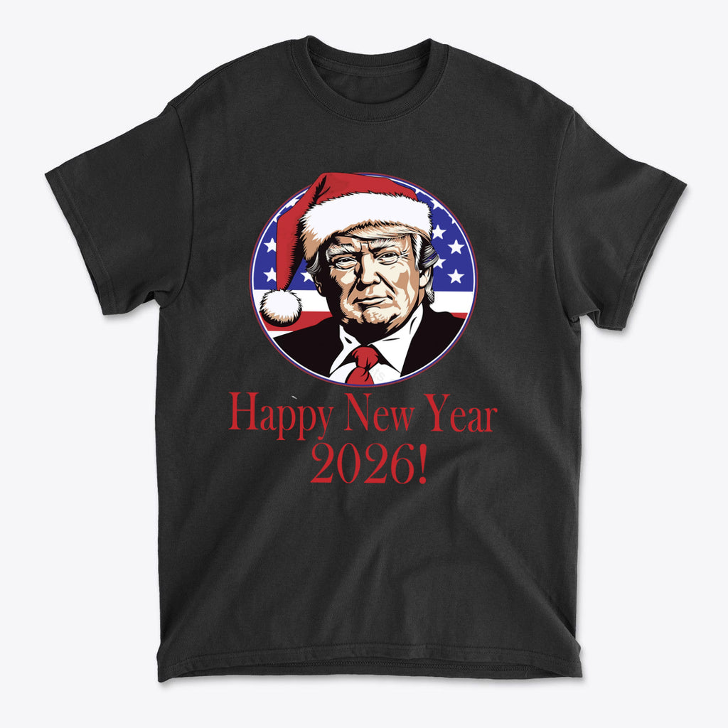 Happy New Year 2026 Celebration Graphic T Shirt