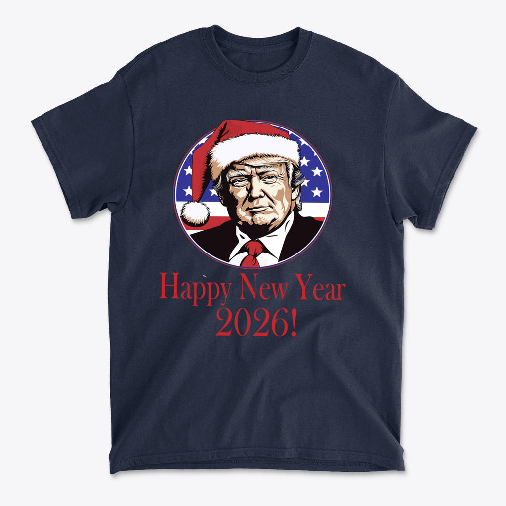 Happy New Year 2026 Celebration Graphic T Shirt