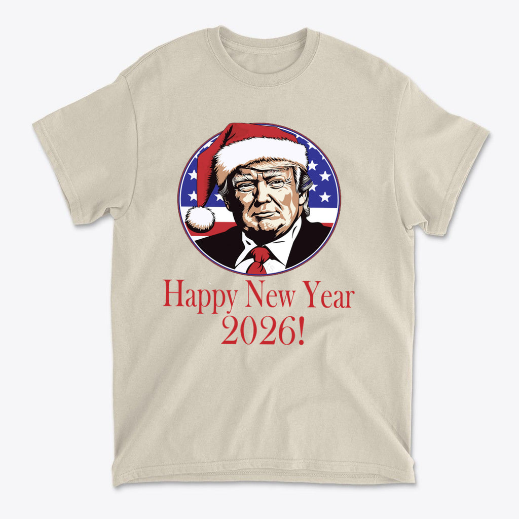 Happy New Year 2026 Celebration Graphic T Shirt