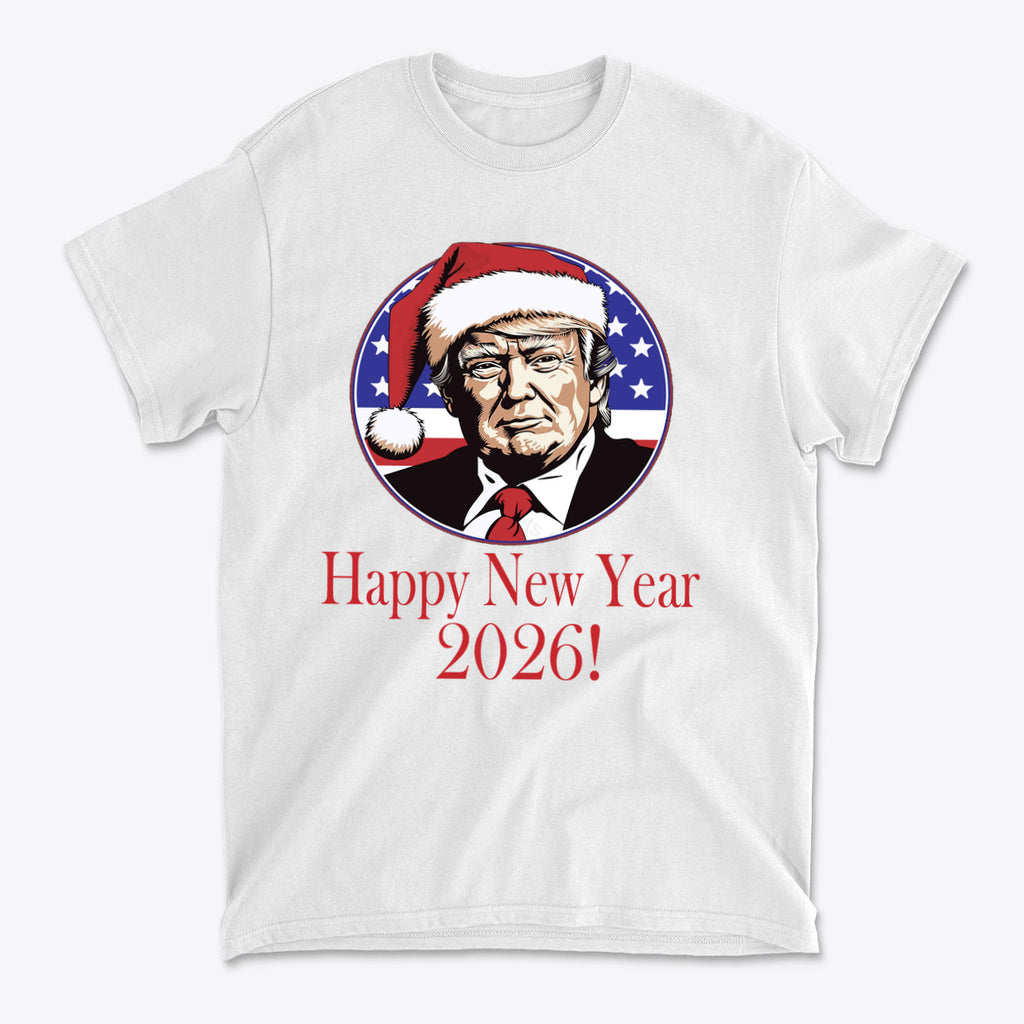 Happy New Year 2026 Celebration Graphic T Shirt