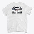 Back Print Gun Liberty Design Art