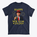 Happy New Year 2026 Apparel Art featuring a graphic t-shirt with a celebratory design.