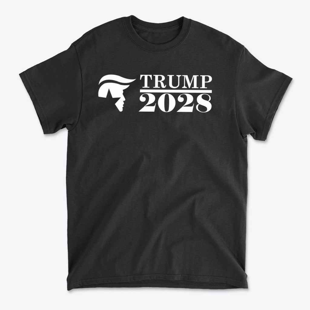 Trump 2028 Star Silhouette Political Shirt Design