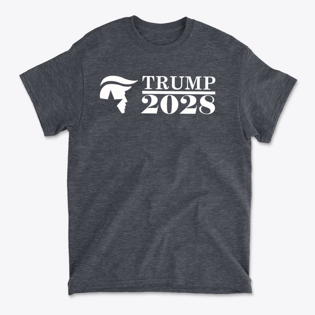 Trump 2028 Star Silhouette Political Shirt Design