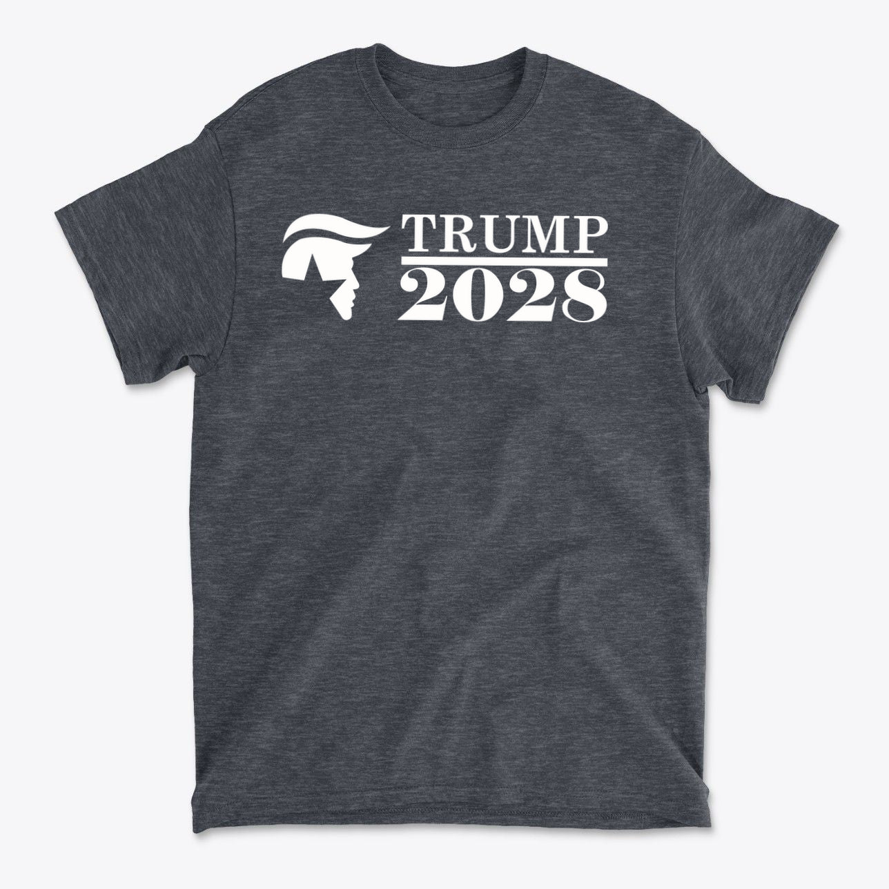 Trump 2028 Star Silhouette Political Shirt Design