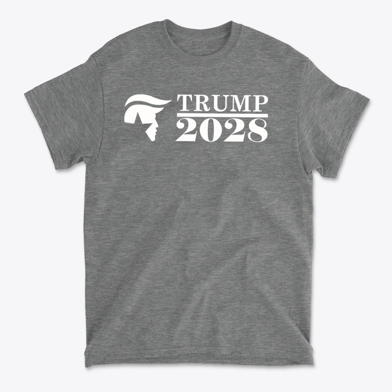 Trump 2028 Star Silhouette Political Shirt Design
