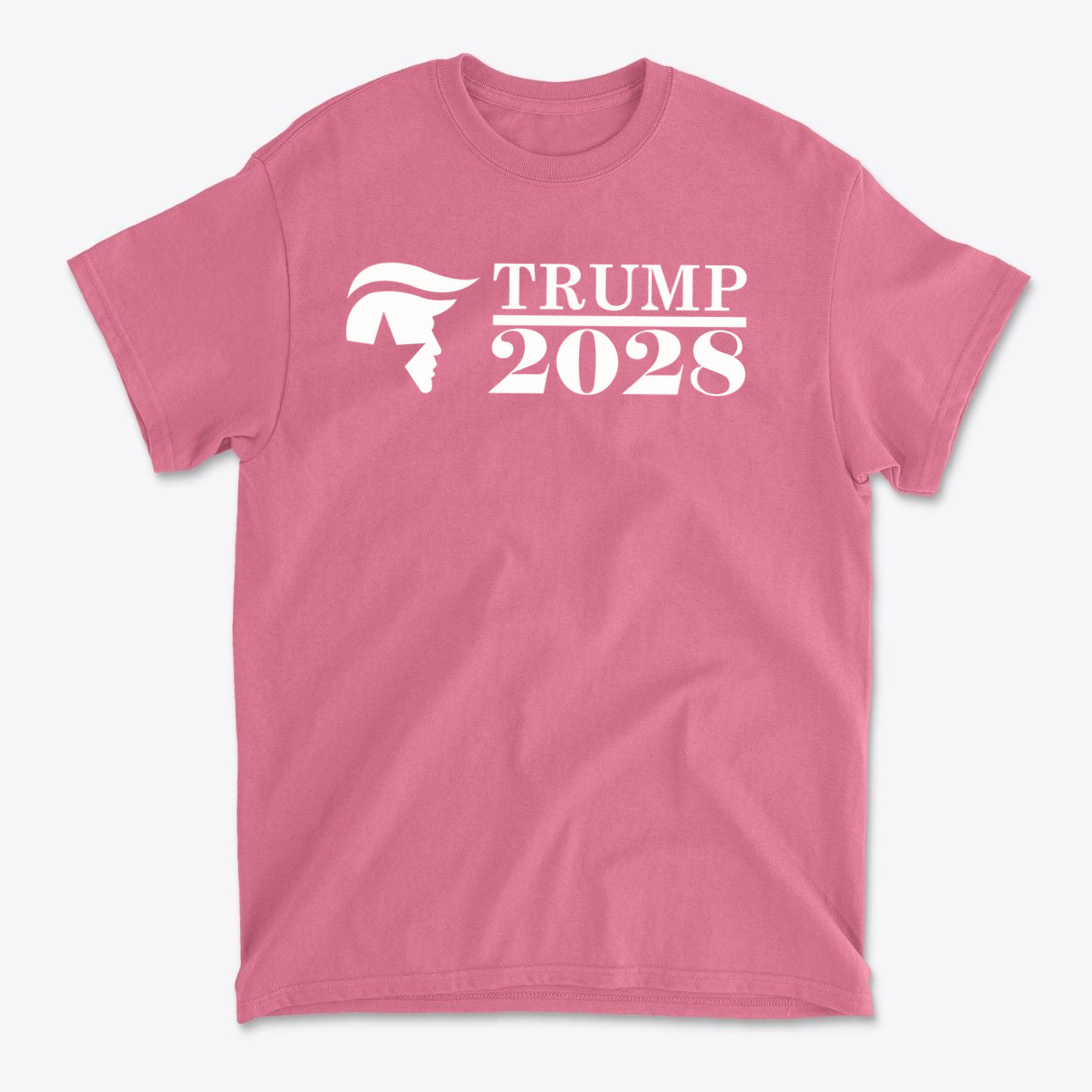 Trump 2028 Star Silhouette Political Shirt Design