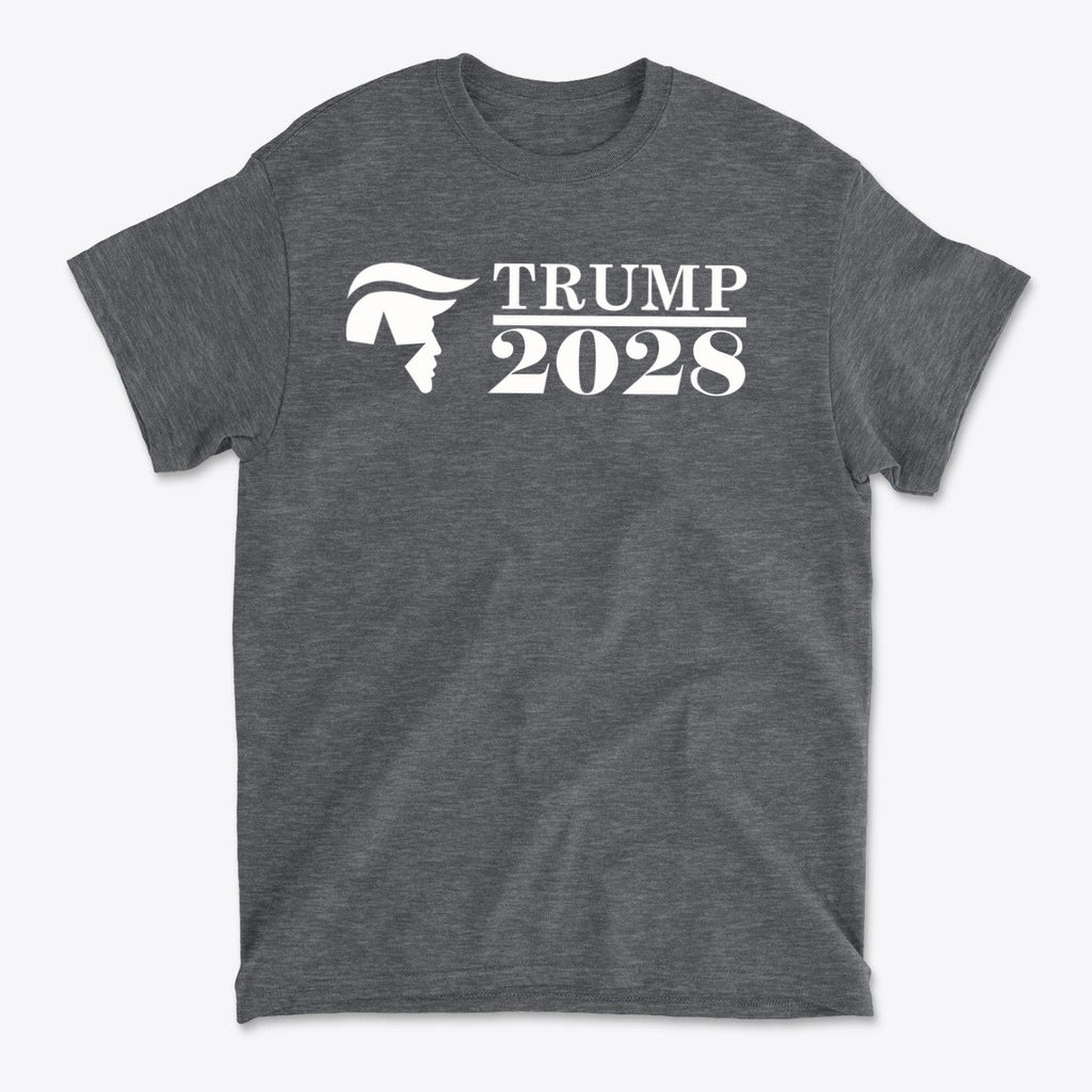 Trump 2028 Star Silhouette Political Shirt Design