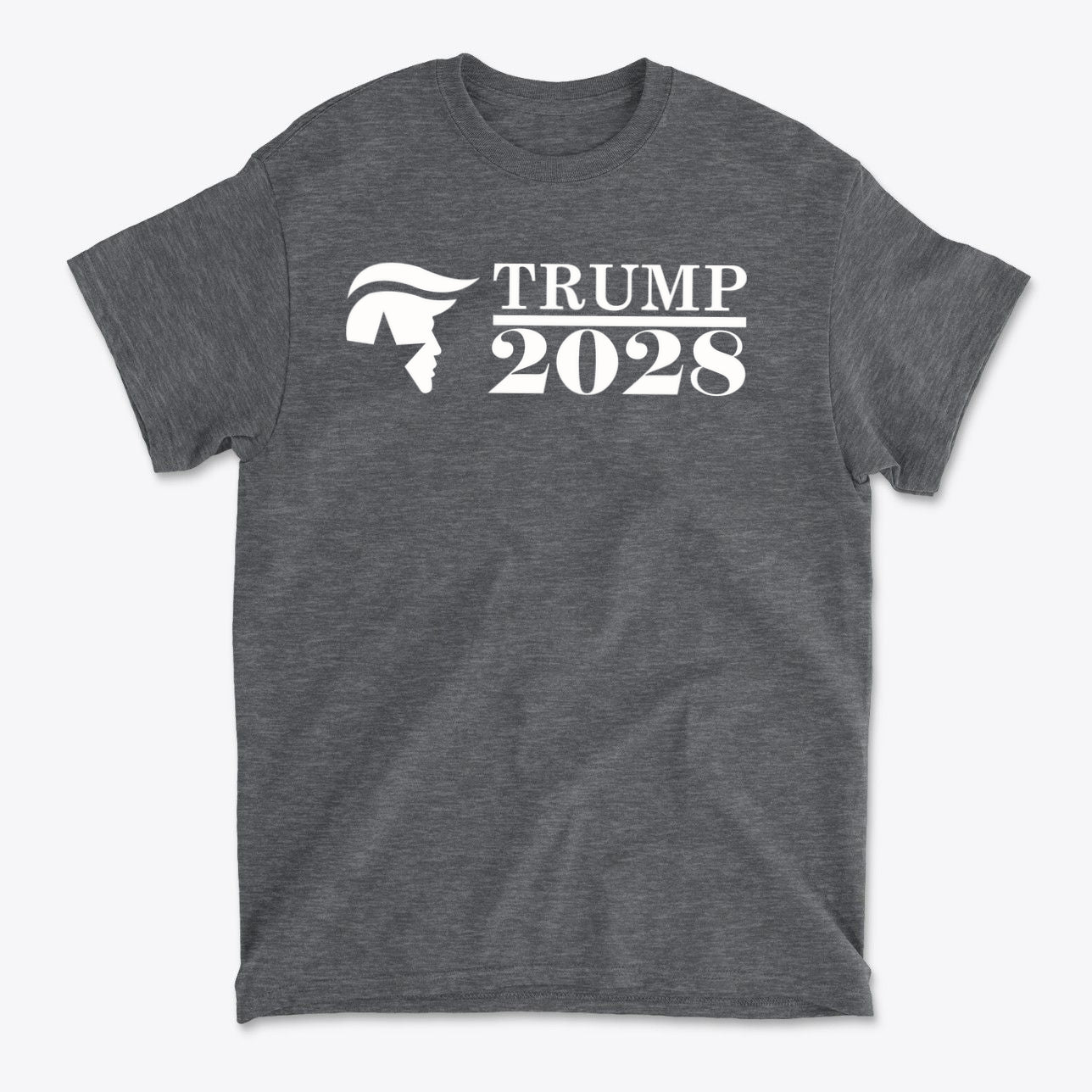 Trump 2028 Star Silhouette Political Shirt Design