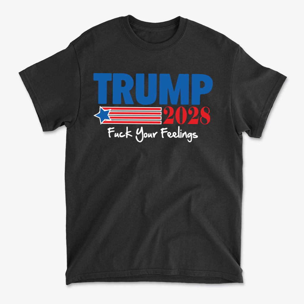 Trump 2028 America First Bold Graphic T Shirt