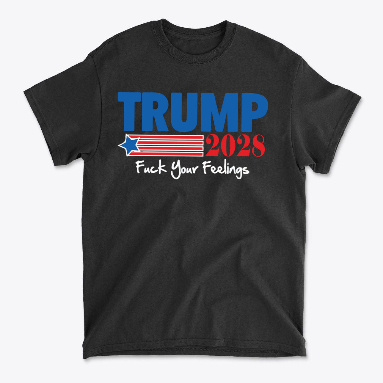 Trump 2028 America First Bold Graphic T Shirt