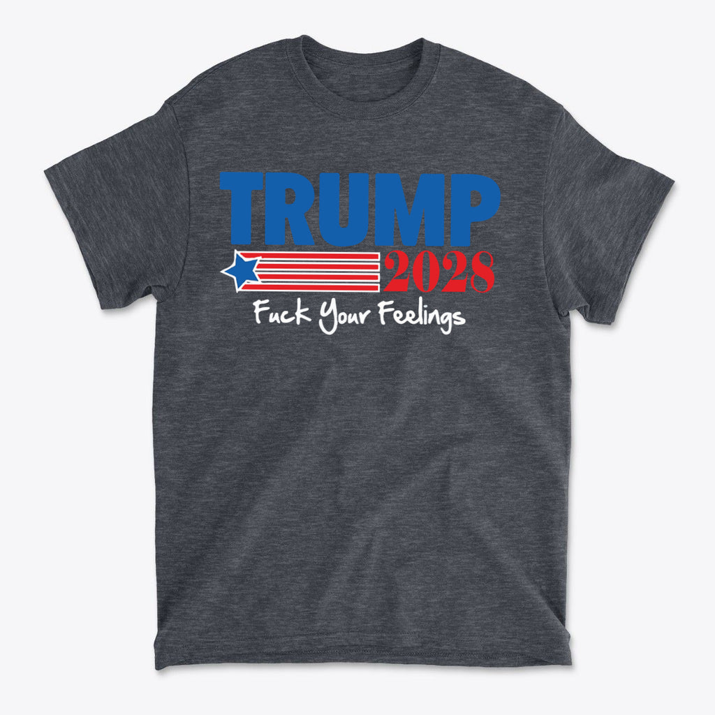 Trump 2028 America First Bold Graphic T Shirt