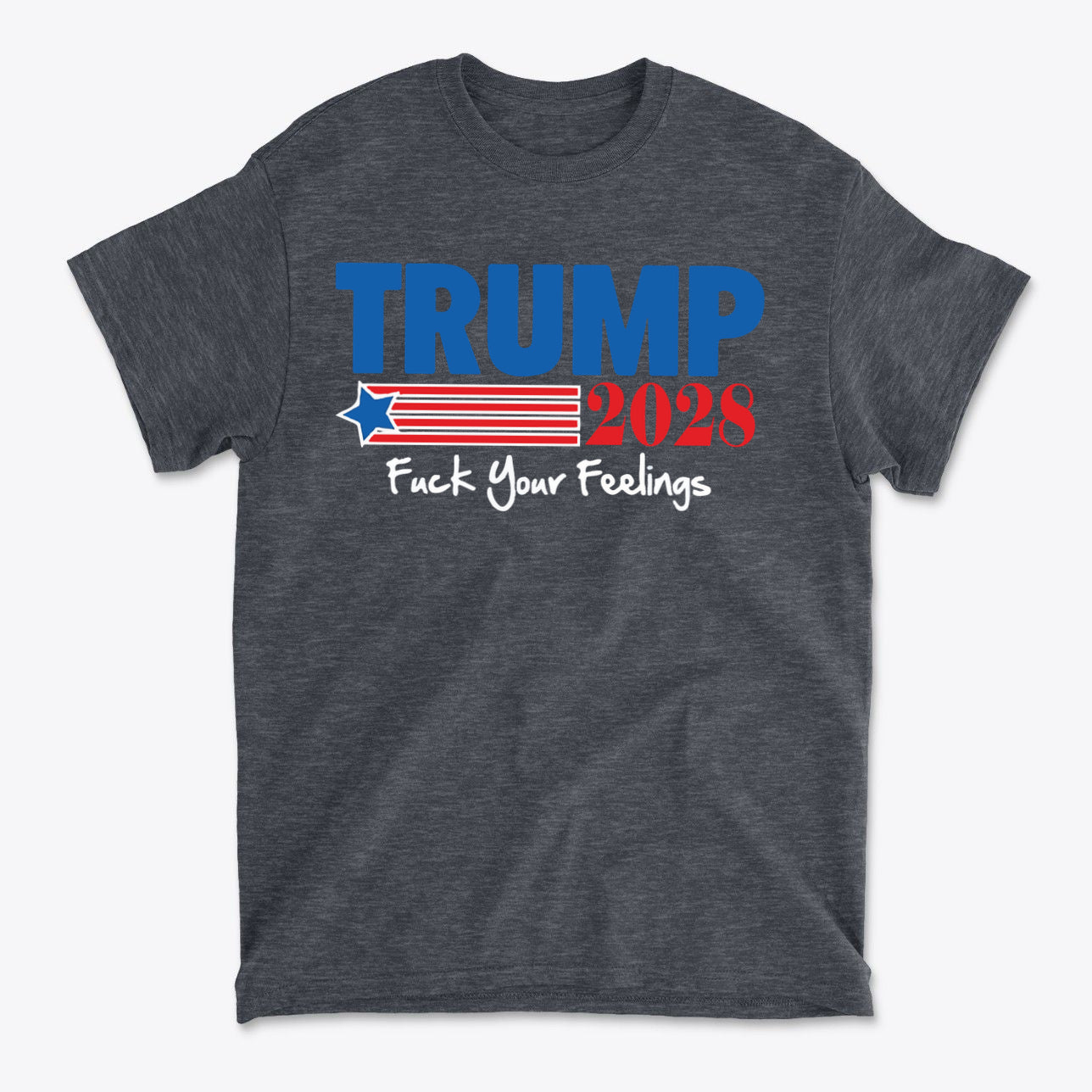 Trump 2028 America First Bold Graphic T Shirt