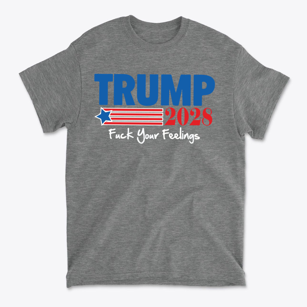 Trump 2028 America First Bold Graphic T Shirt