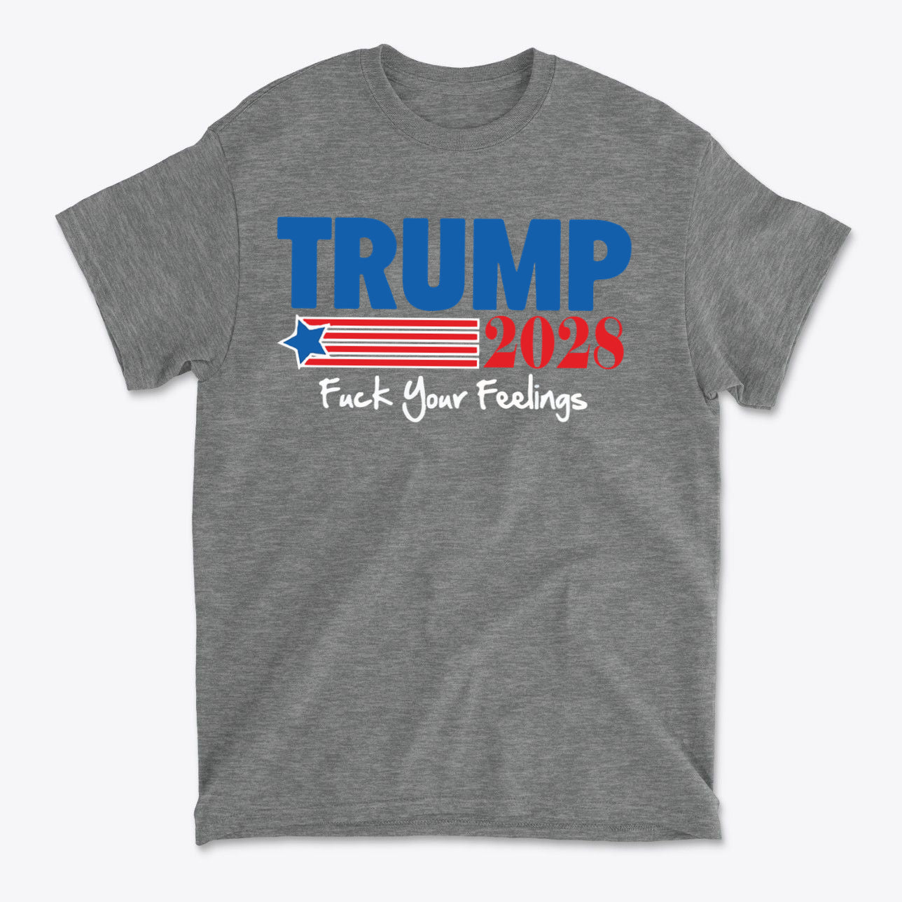 Trump 2028 America First Bold Graphic T Shirt