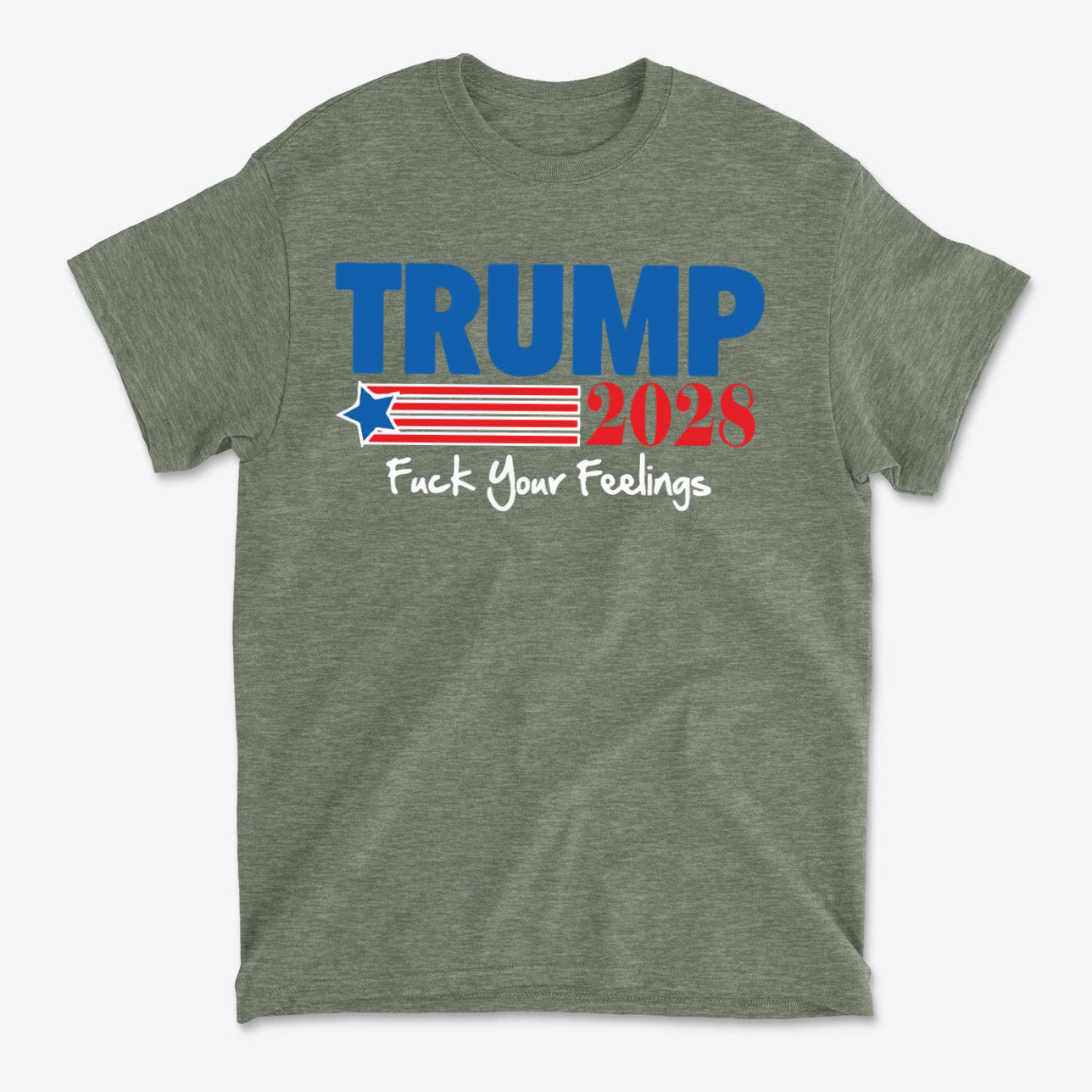 Trump 2028 America First Bold Graphic T Shirt