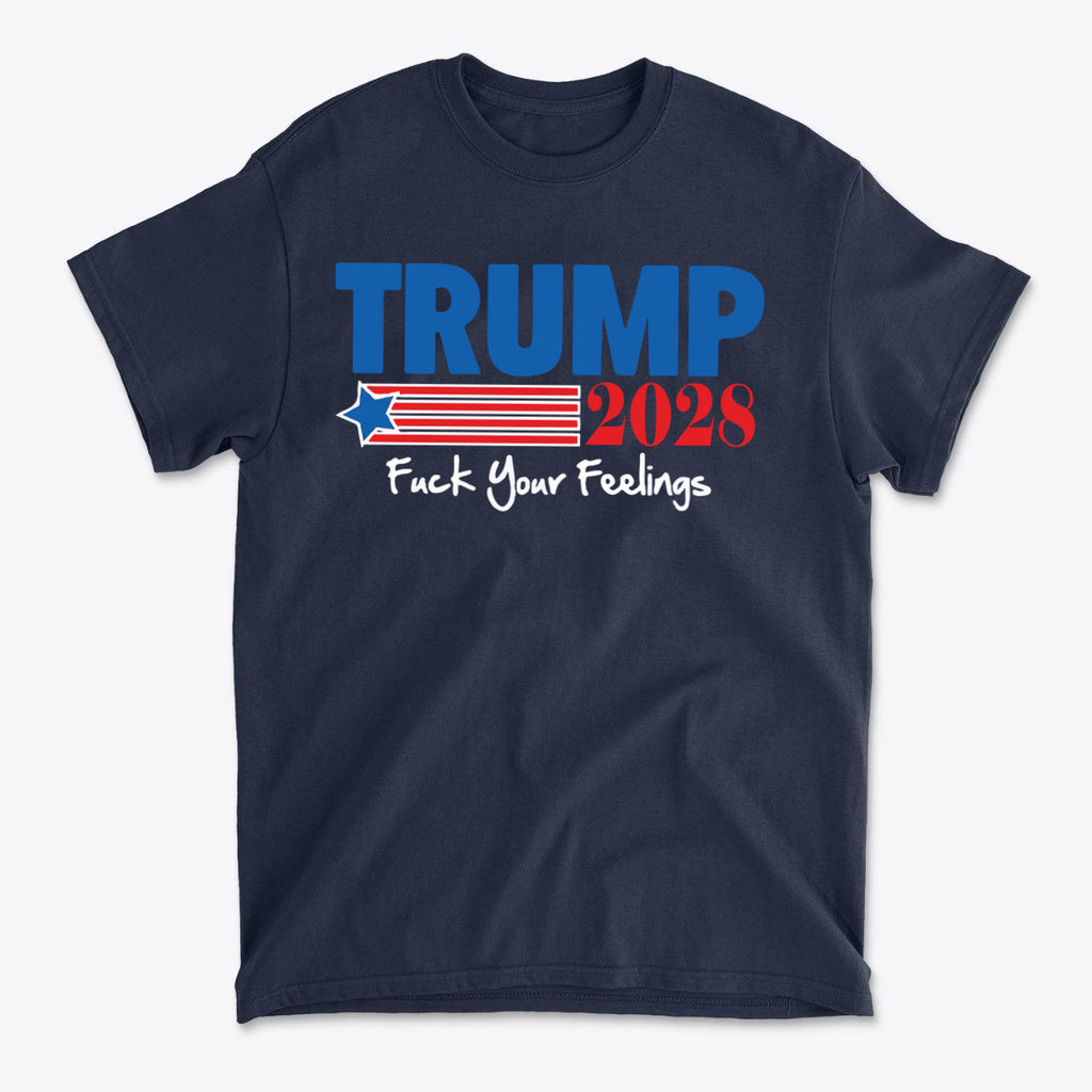 Trump 2028 America First Bold Graphic T Shirt