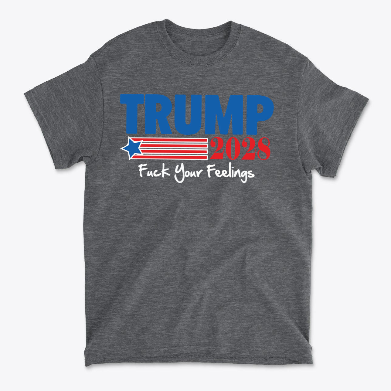 Trump 2028 America First Bold Graphic T Shirt