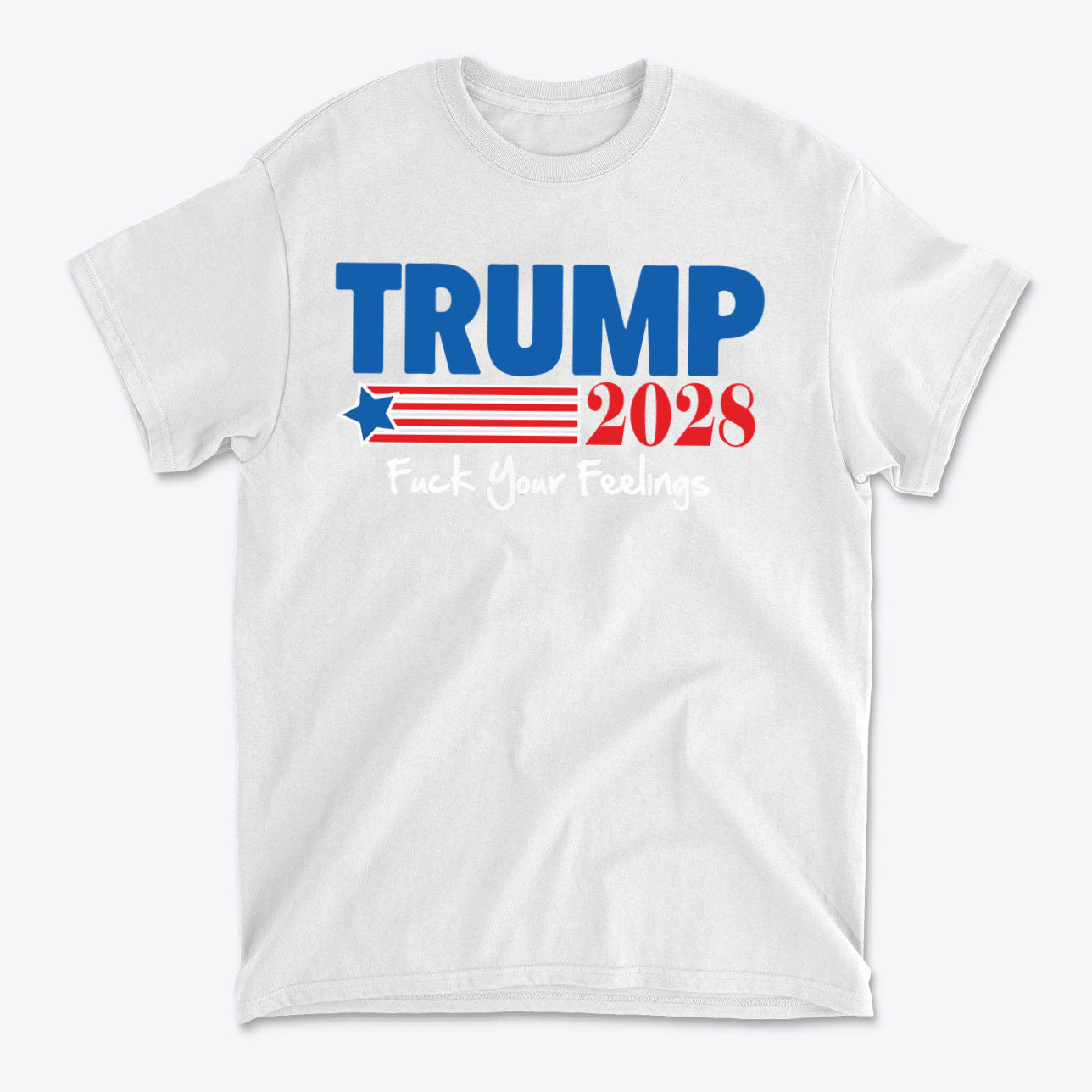 Trump 2028 America First Bold Graphic T Shirt