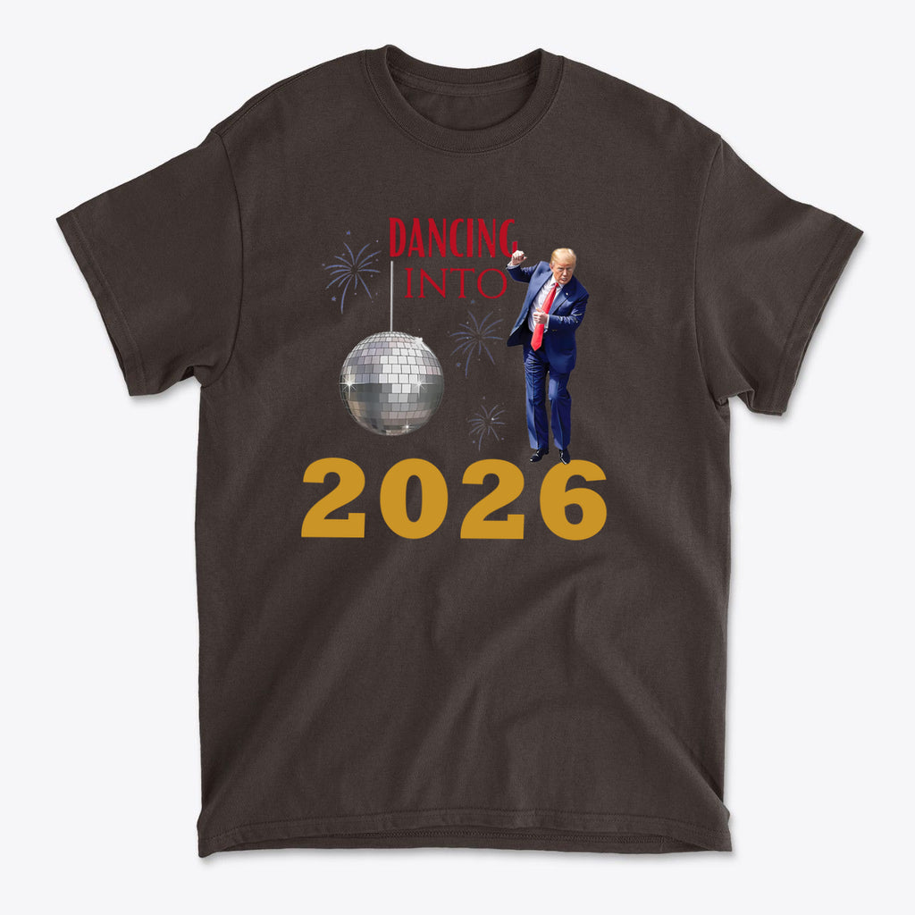 Dancing Into 2026 New Year Celebration Graphic Tee