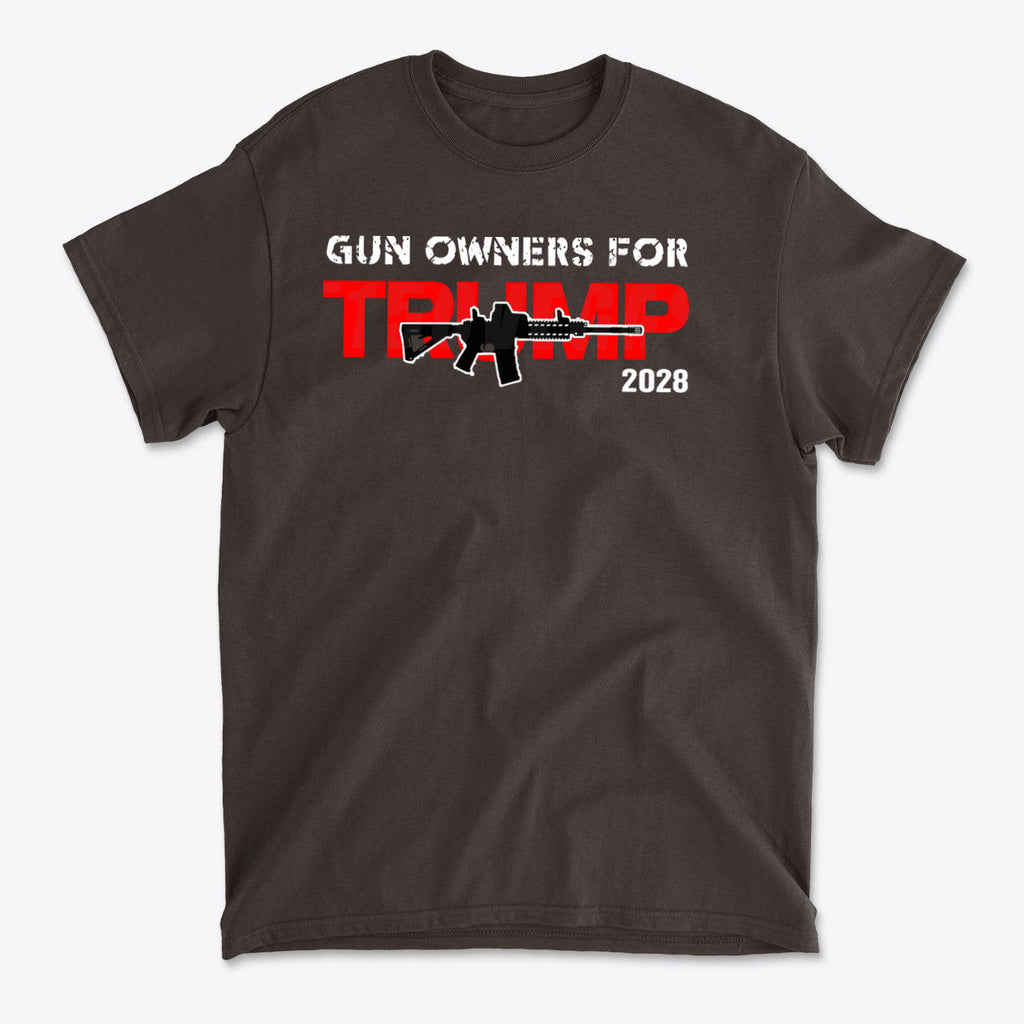 Gun Owners For Trump 2028 Supporter Statement Shirt