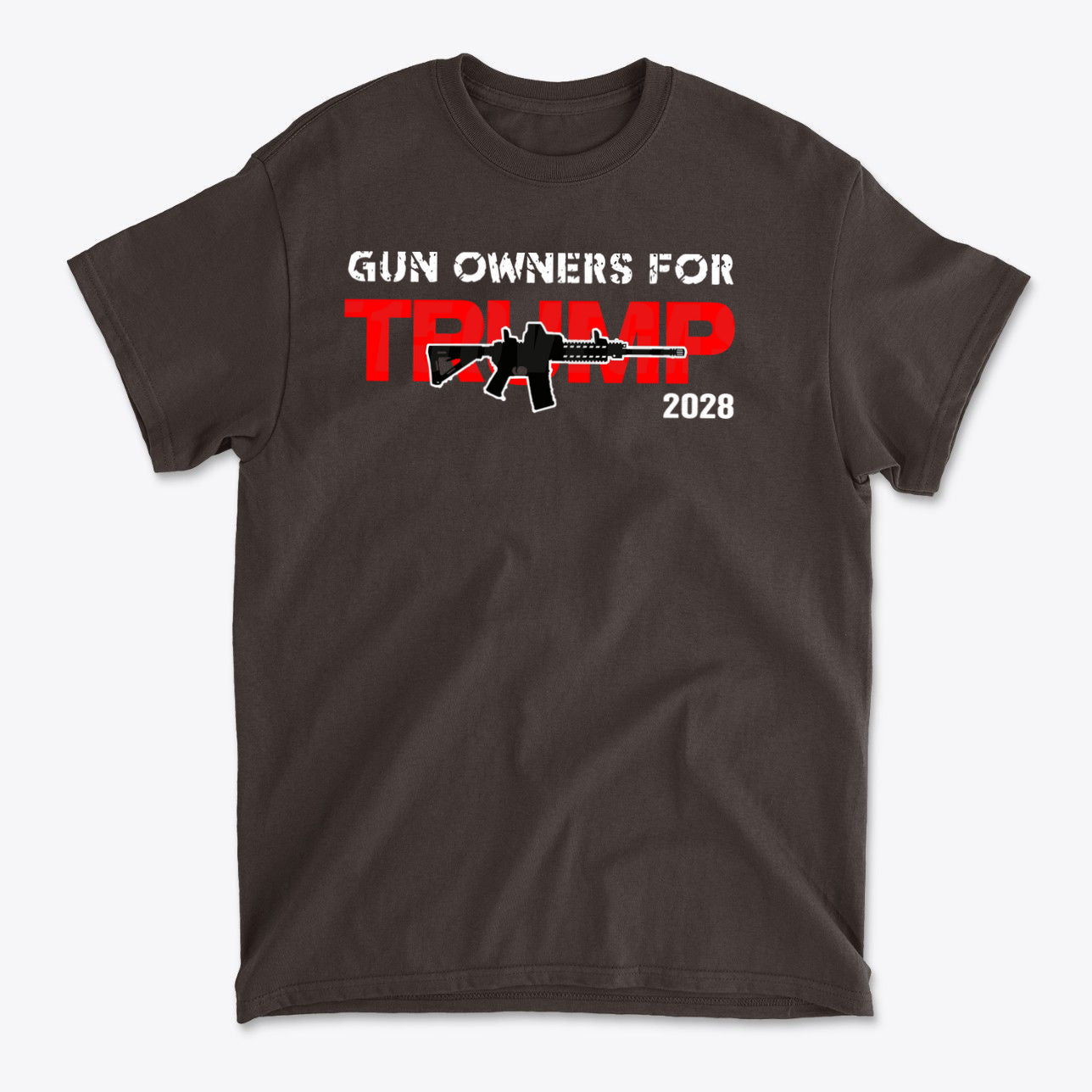 Gun Owners For Trump 2028 Supporter Statement Shirt