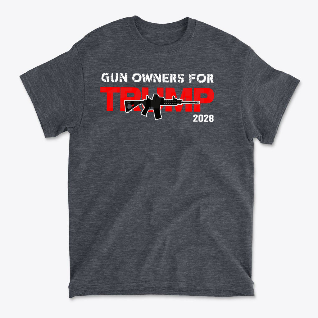 Gun Owners For Trump 2028 Supporter Statement Shirt