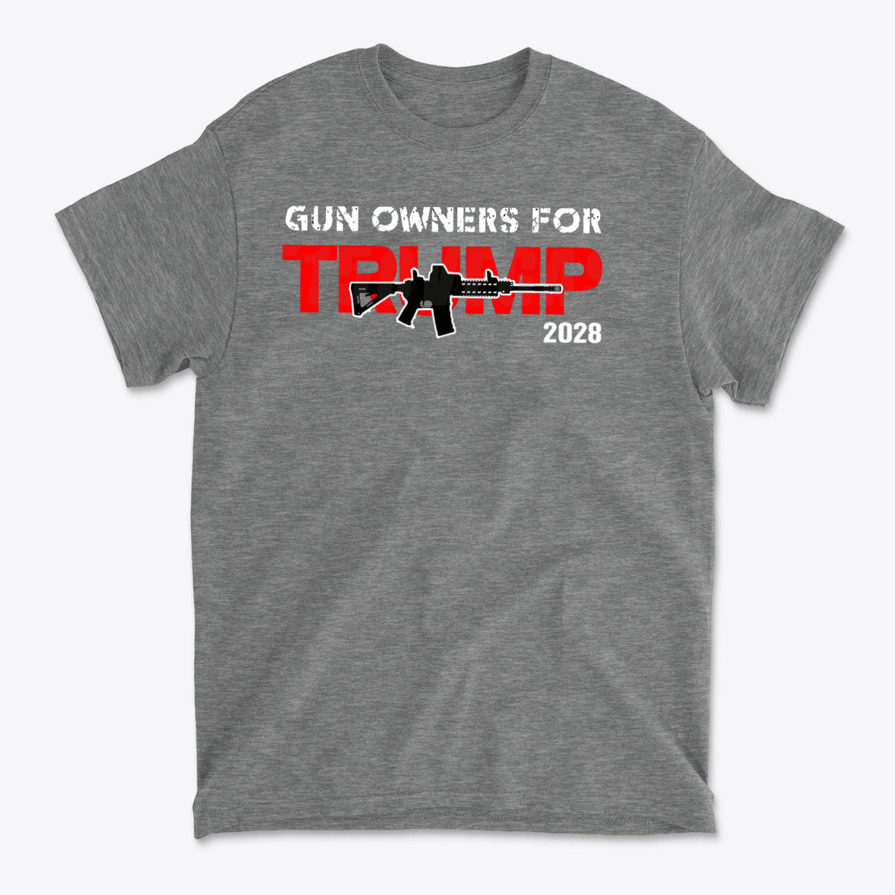 Gun Owners For Trump 2028 Supporter Statement Shirt