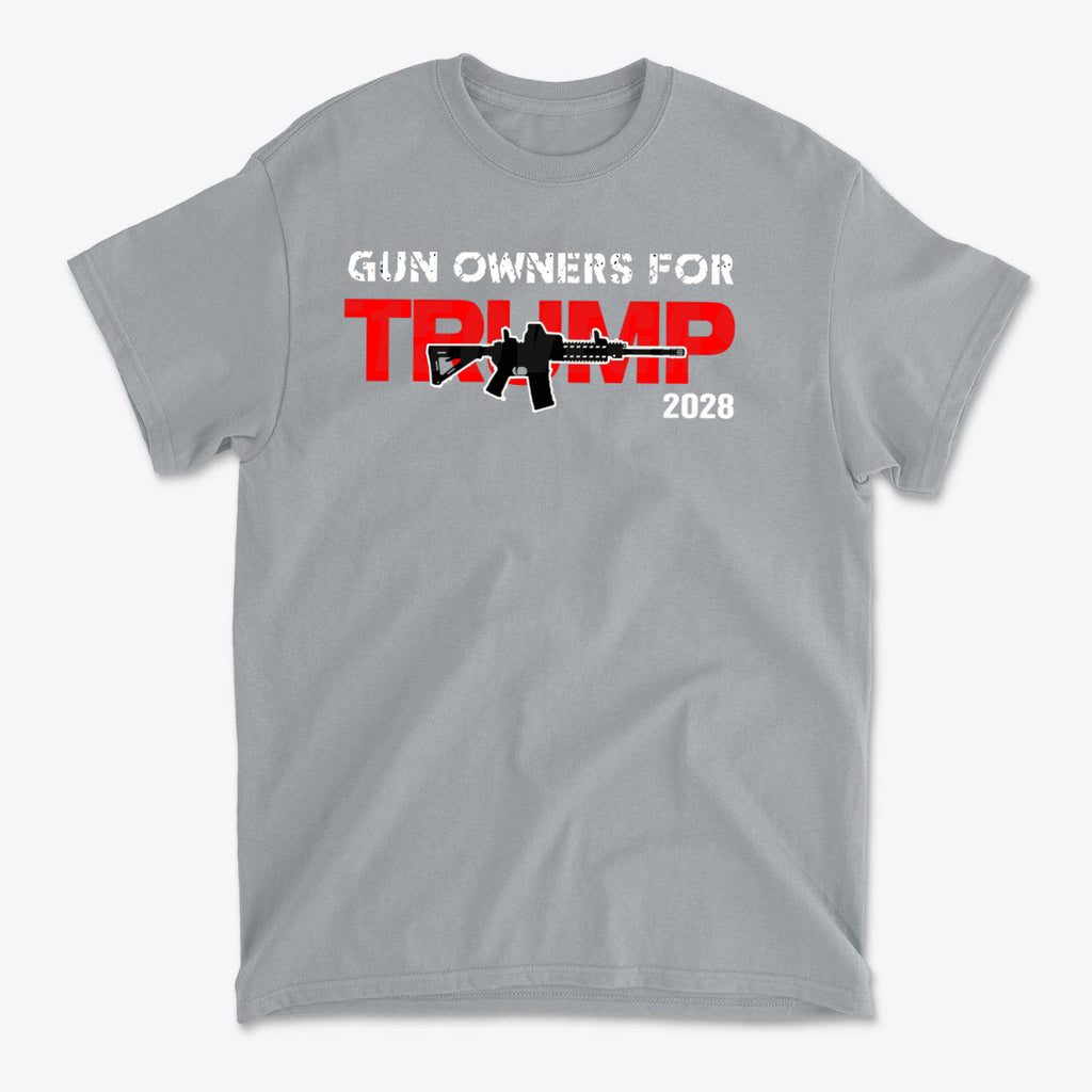 Gun Owners For Trump 2028 Supporter Statement Shirt