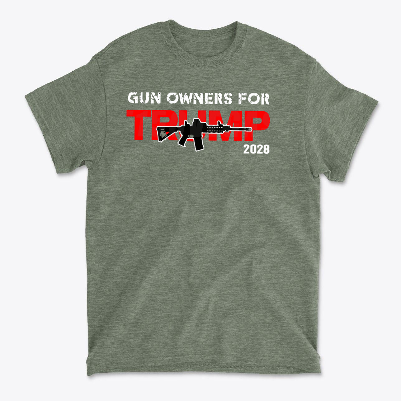 Gun Owners For Trump 2028 Supporter Statement Shirt