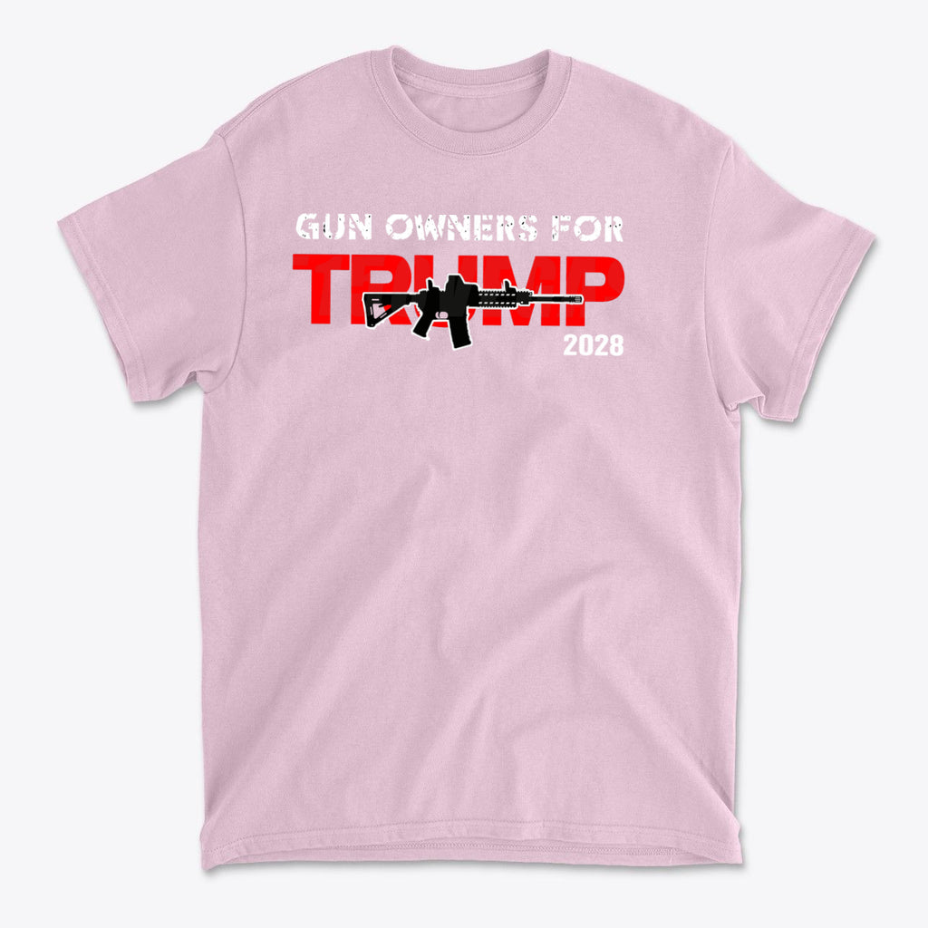 Gun Owners For Trump 2028 Supporter Statement Shirt