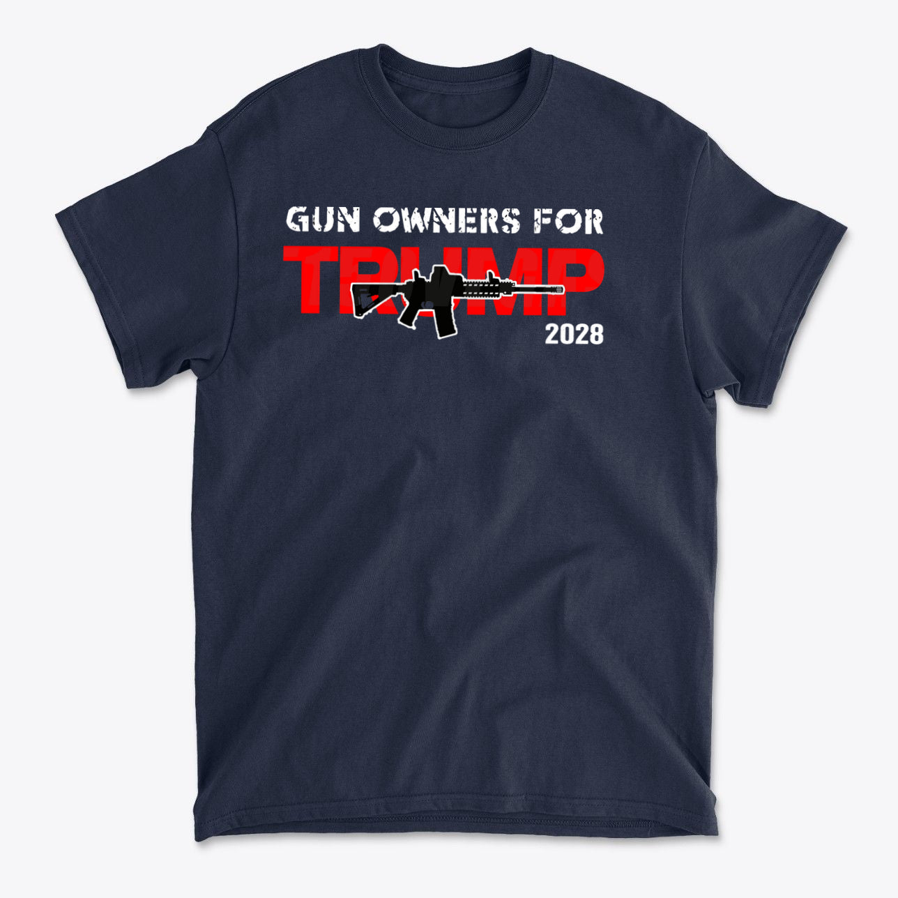 Gun Owners For Trump 2028 Supporter Statement Shirt
