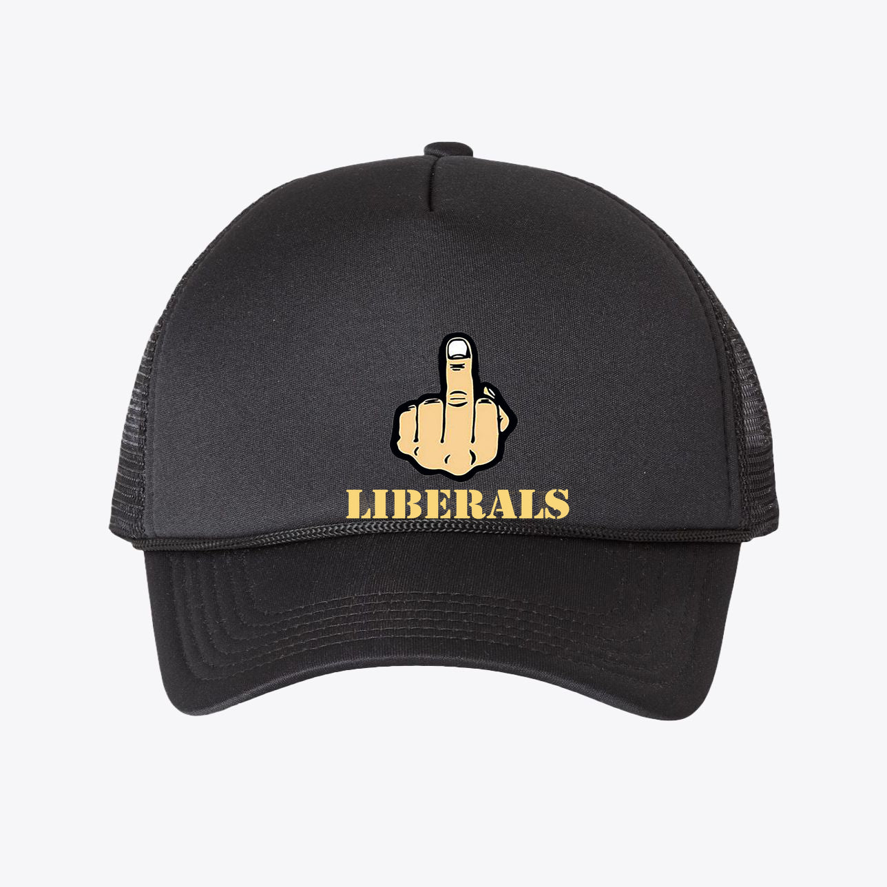 Fuck Liberals Foam Mesh-Back Trucker Cap