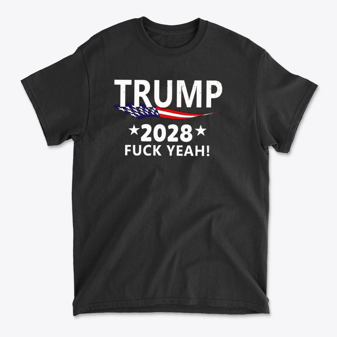 Trump 2028 Lets Go Bold Political Graphic T Shirt