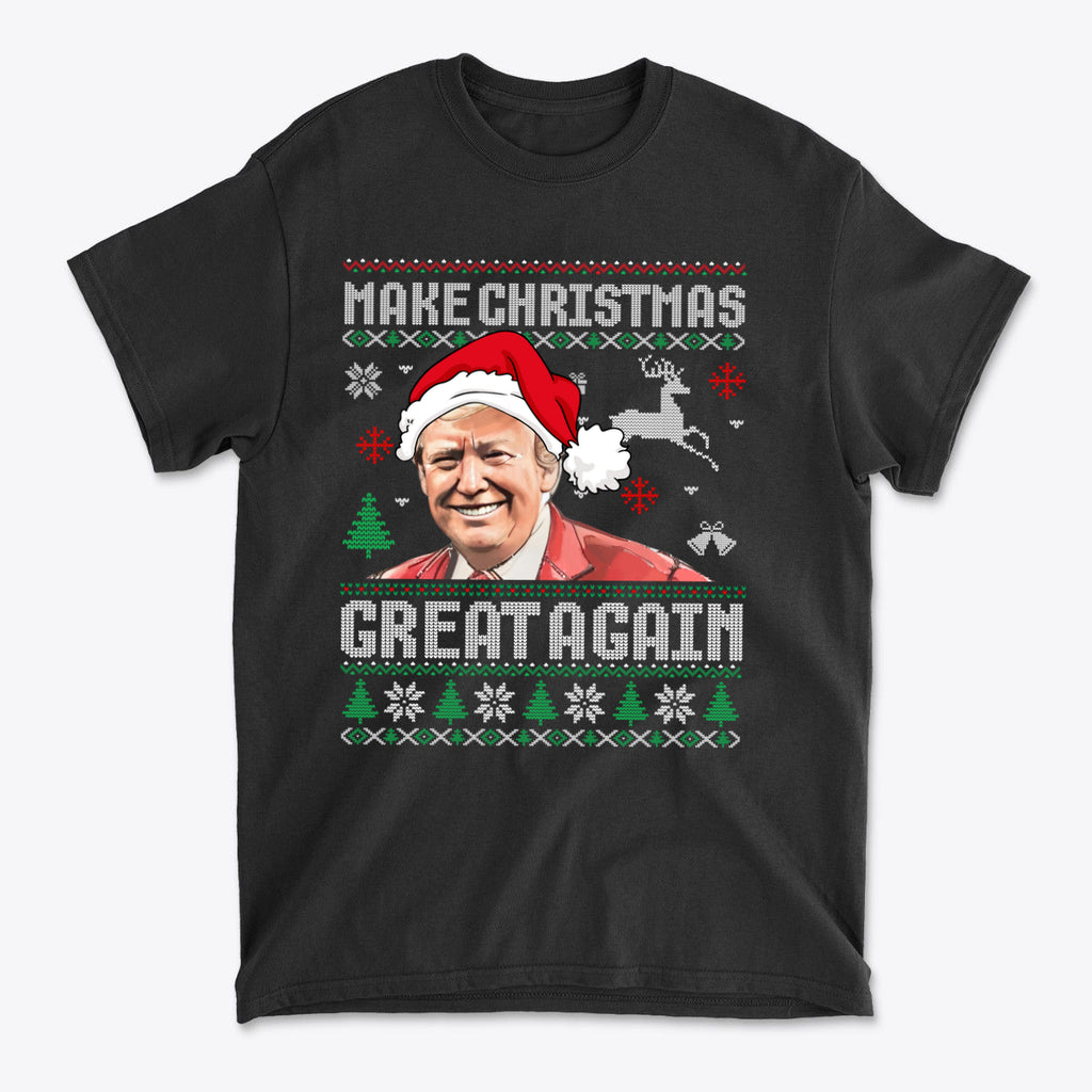 Make Christmas Great Again Holiday Graphic T Shirt