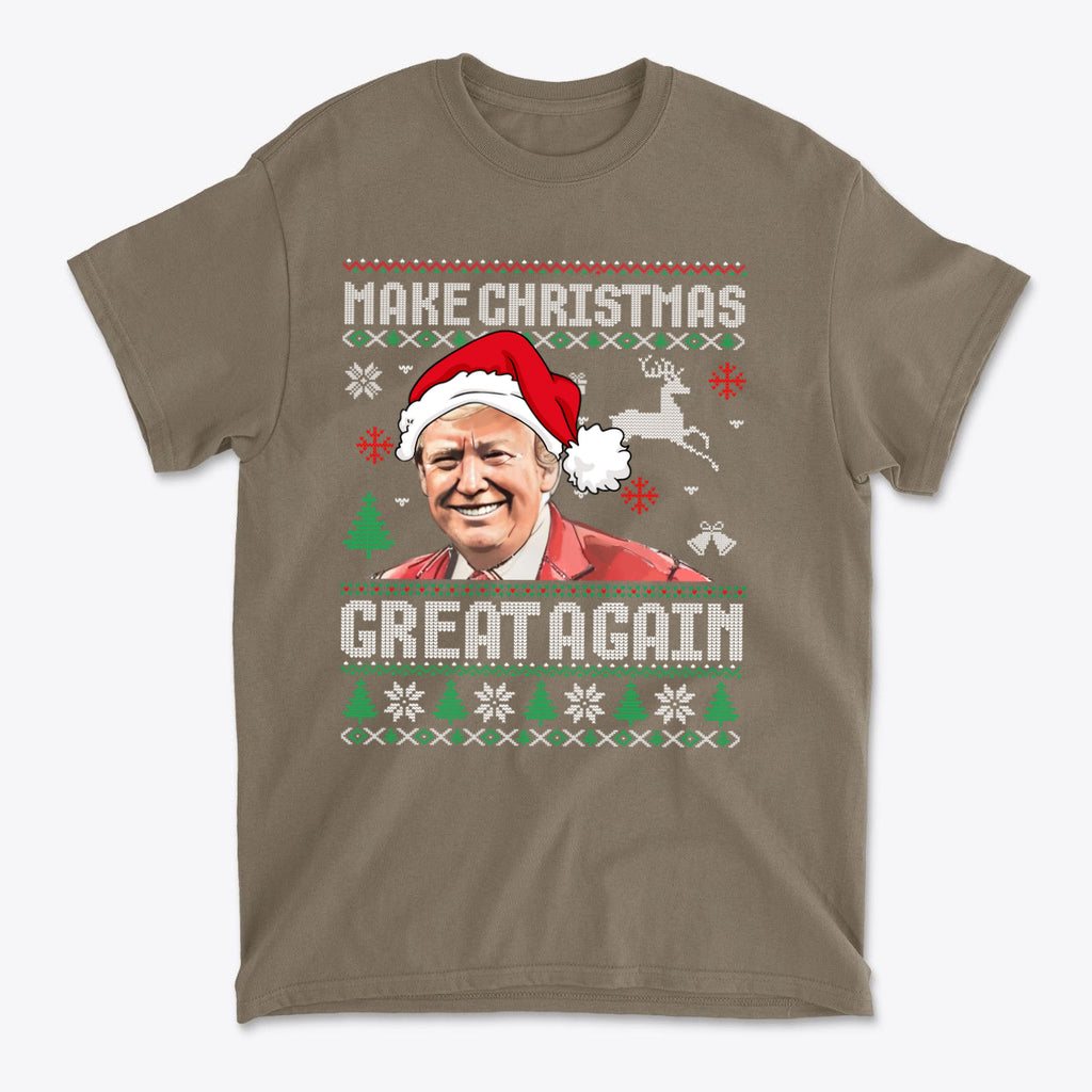 Make Christmas Great Again Holiday Graphic T Shirt