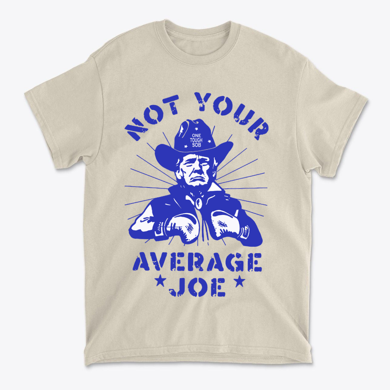 Not Your Average Joe Funny Graphic T Shirt Design