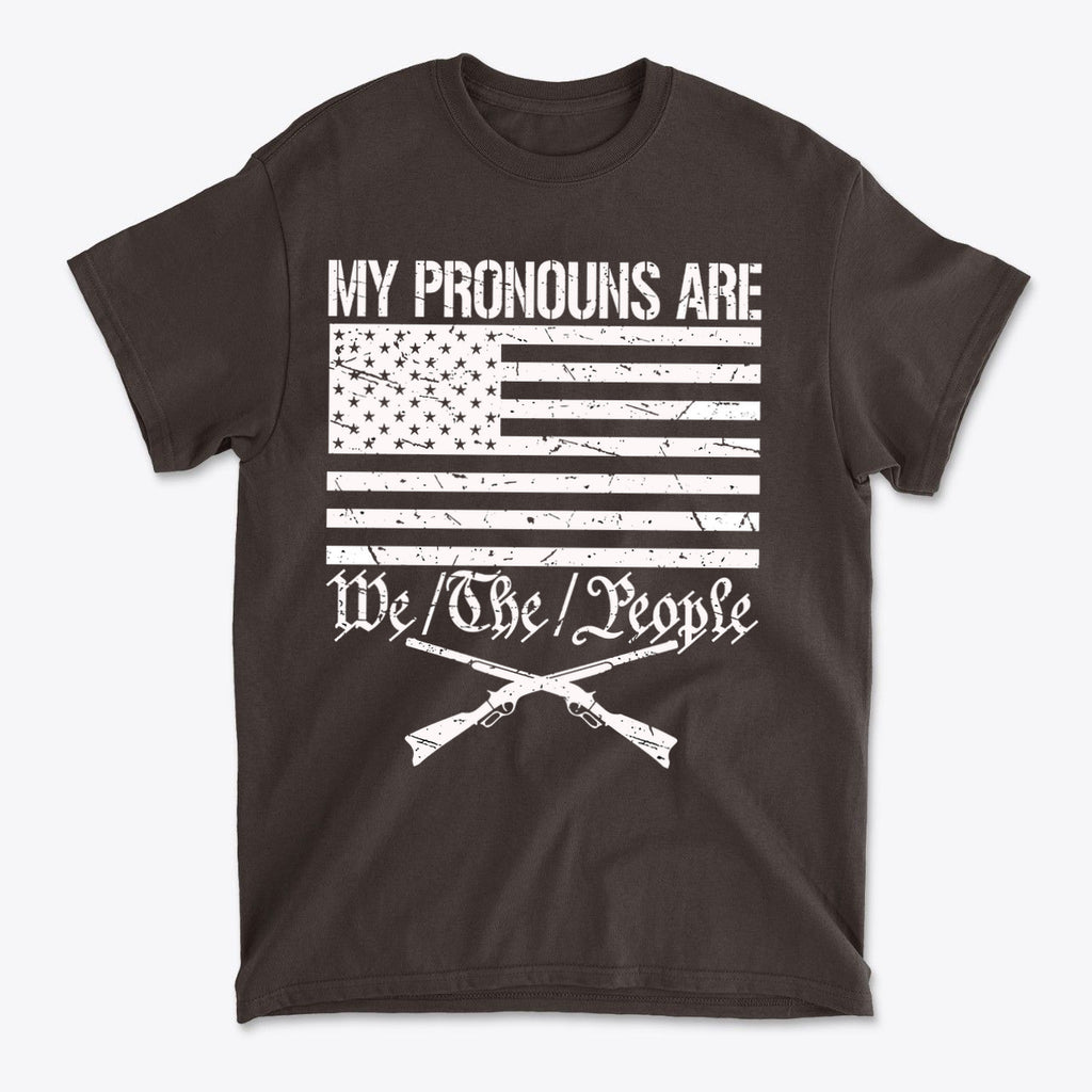My Pronouns Are We The People Patriotic Graphic Tee