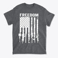 Freedom Above All American Flag Patriotic Graphic Tee