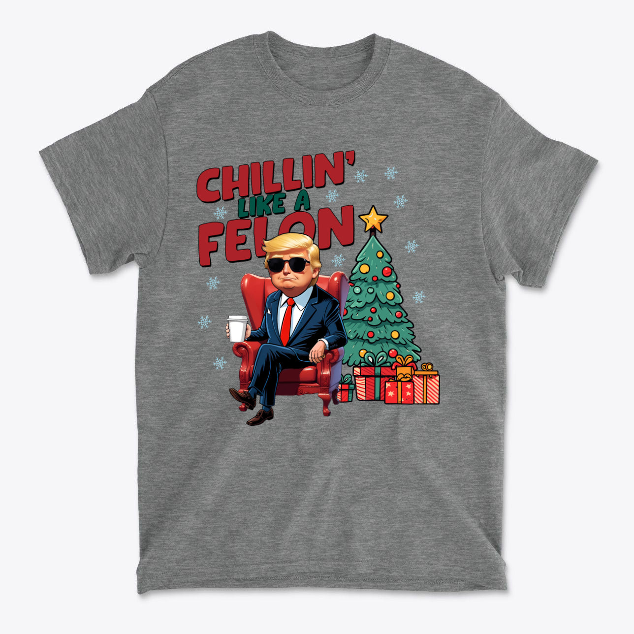 Chillin Like A Felon Funny Graphic T Shirt Design