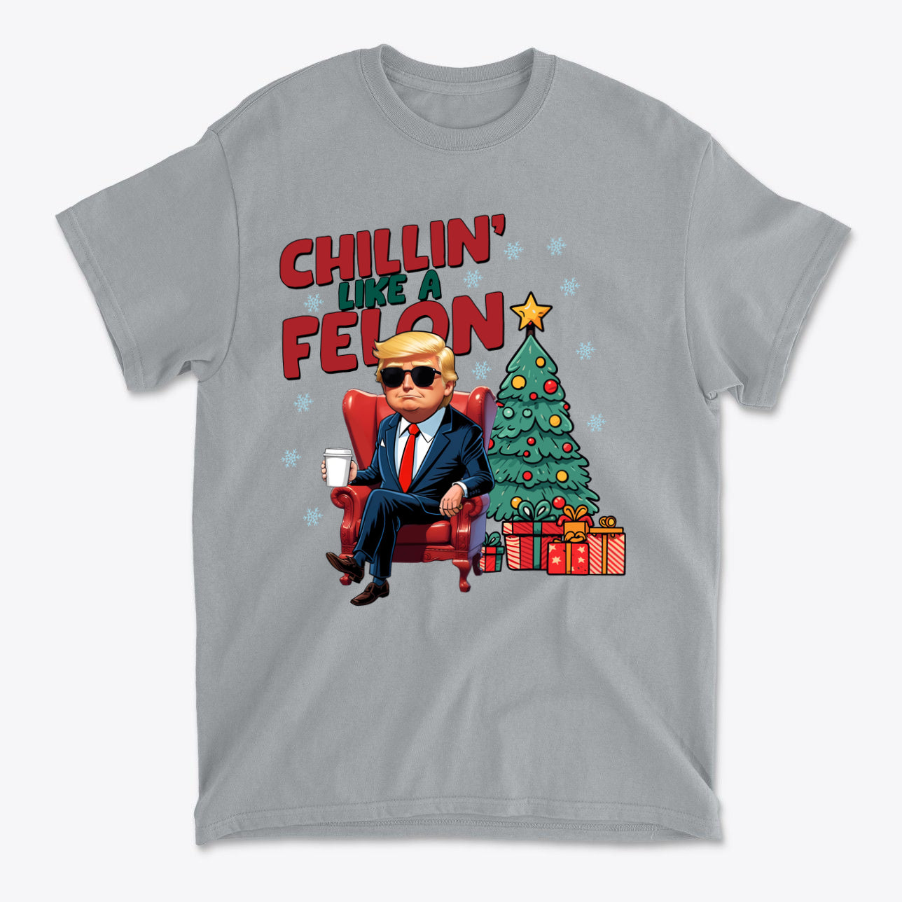 Chillin Like A Felon Funny Graphic T Shirt Design
