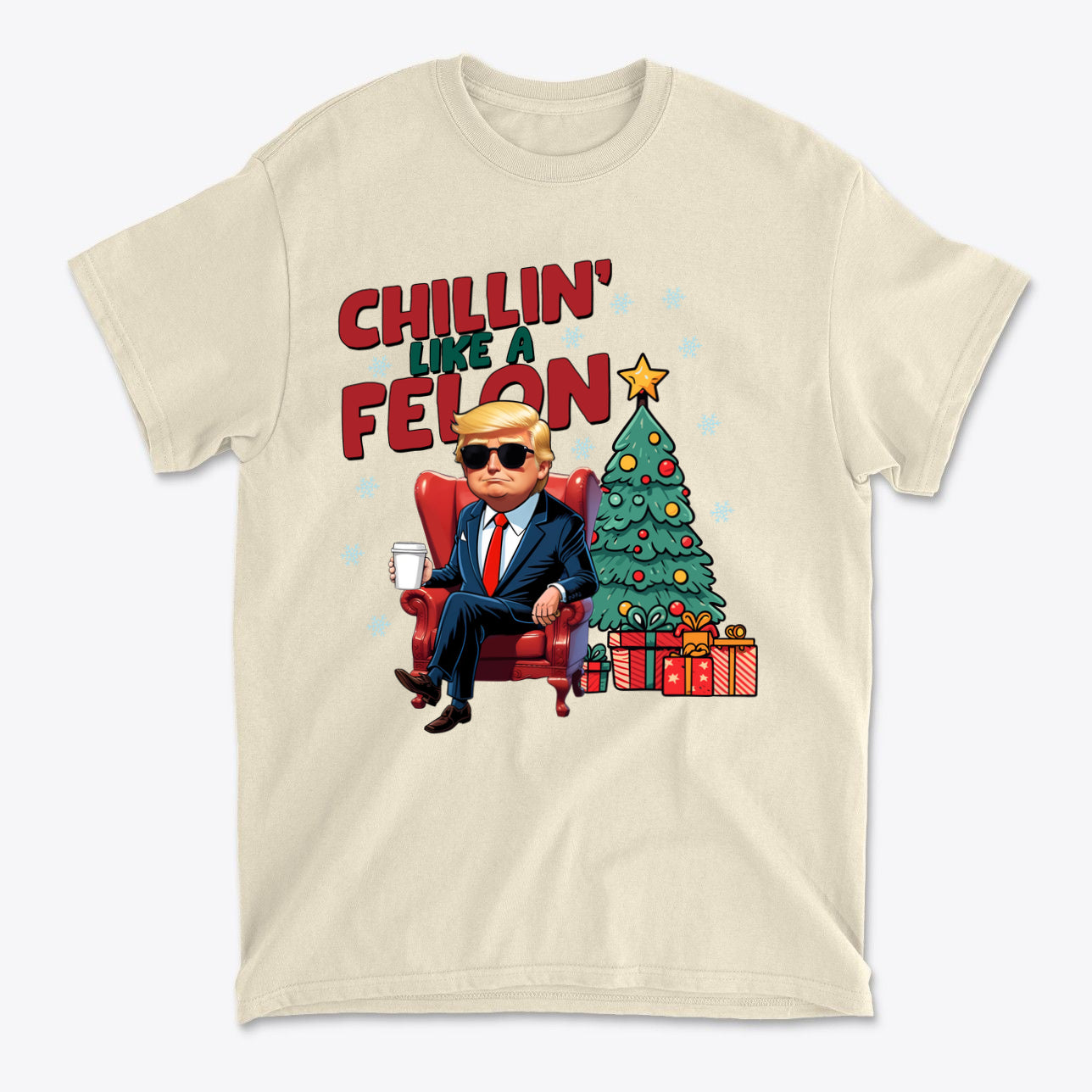 Chillin Like A Felon Funny Graphic T Shirt Design