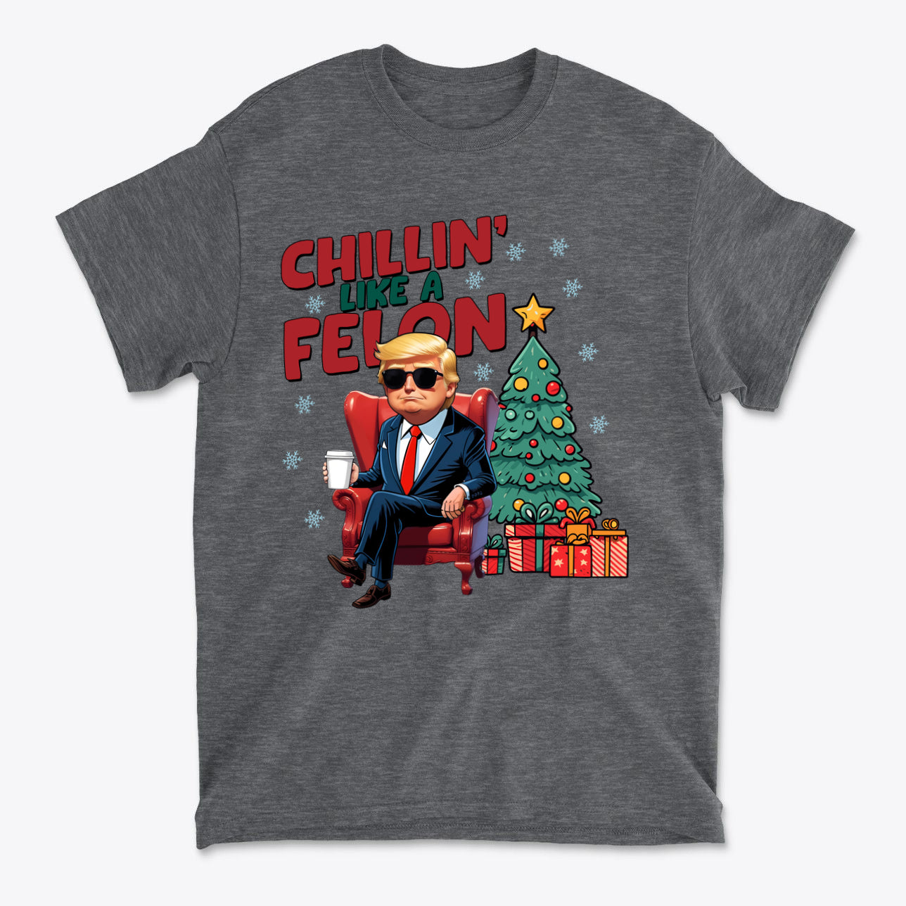 Chillin Like A Felon Funny Graphic T Shirt Design