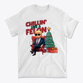 Chillin Like A Felon Funny Graphic T Shirt Design