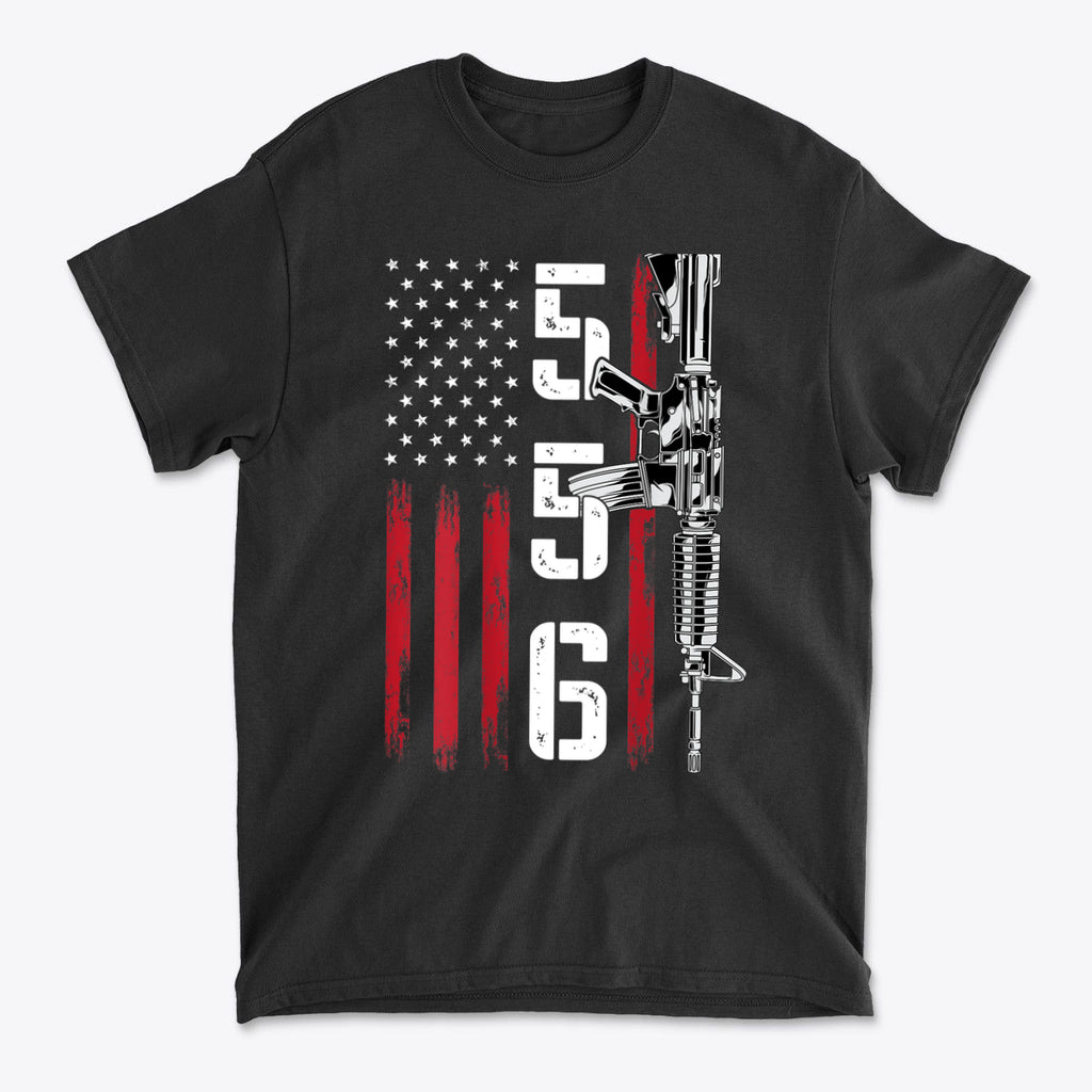 Tactical Freedom Color Graphic T Shirt Design