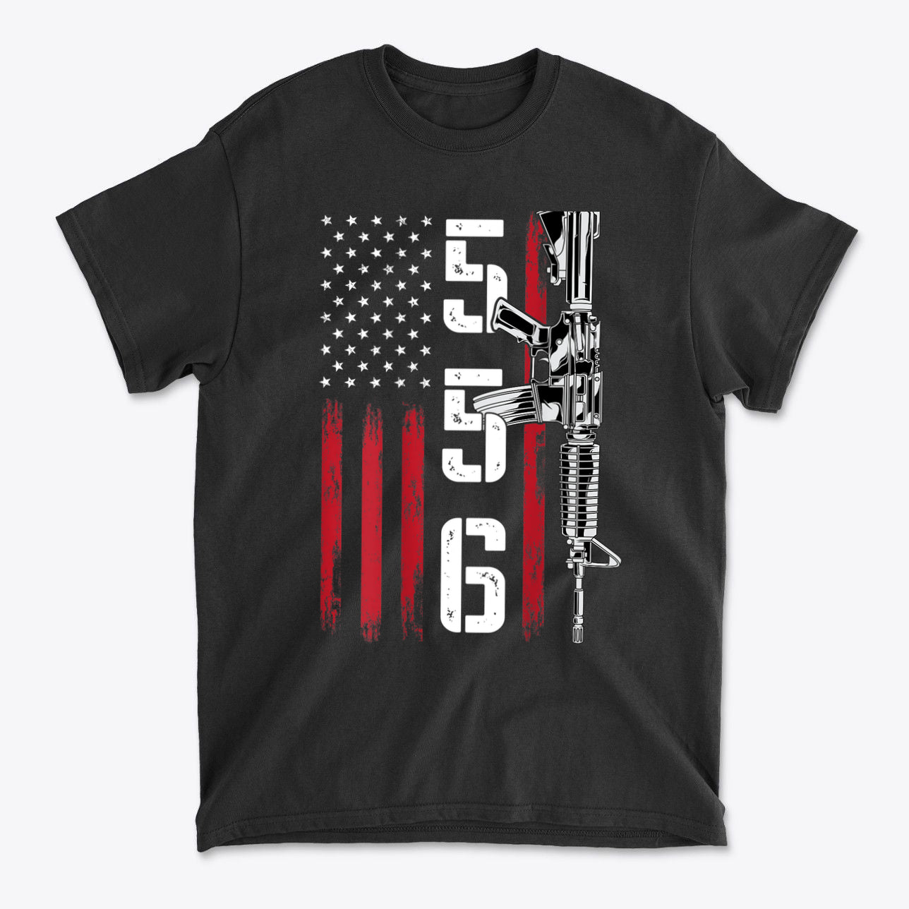 Tactical Freedom Color Graphic T Shirt Design