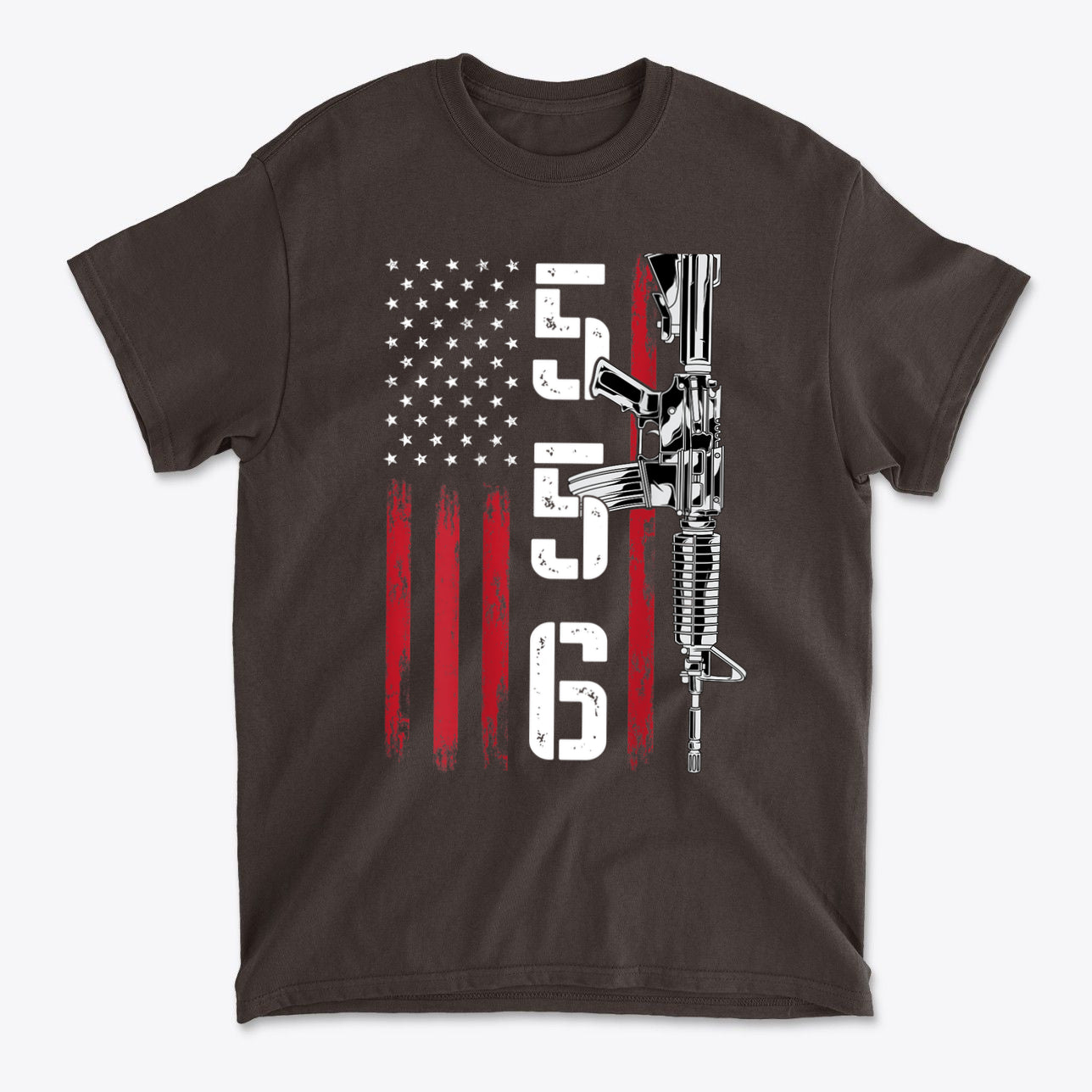 Tactical Freedom Color Graphic T Shirt Design