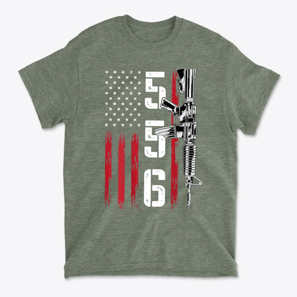 Tactical Freedom Color Graphic T Shirt Design